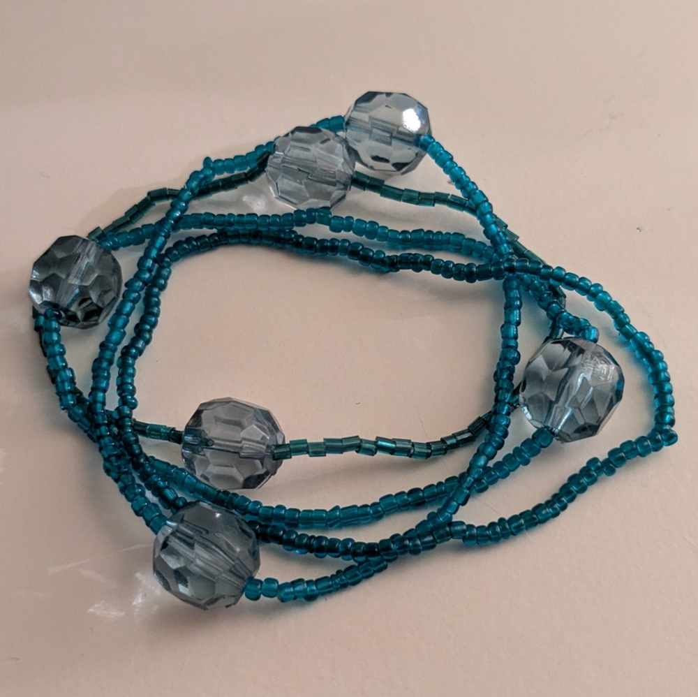 Strands of Turquoise Beaded Bracelets